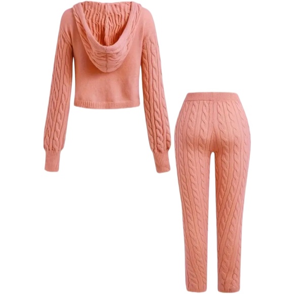 2pc Solid Knitted Set - Picture 2 of 6